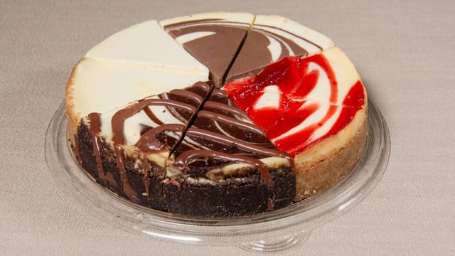 The Father's Table Variety Cheesecake.
